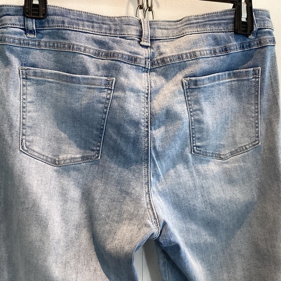 FDJ French Dressing embroidered pearl crystal embellished Olivia jeans size 14 - Picture 9 of 15